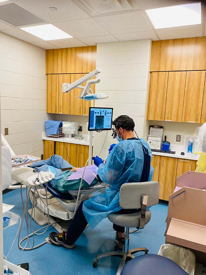 Dental treatment at the ASCHC dental clinic